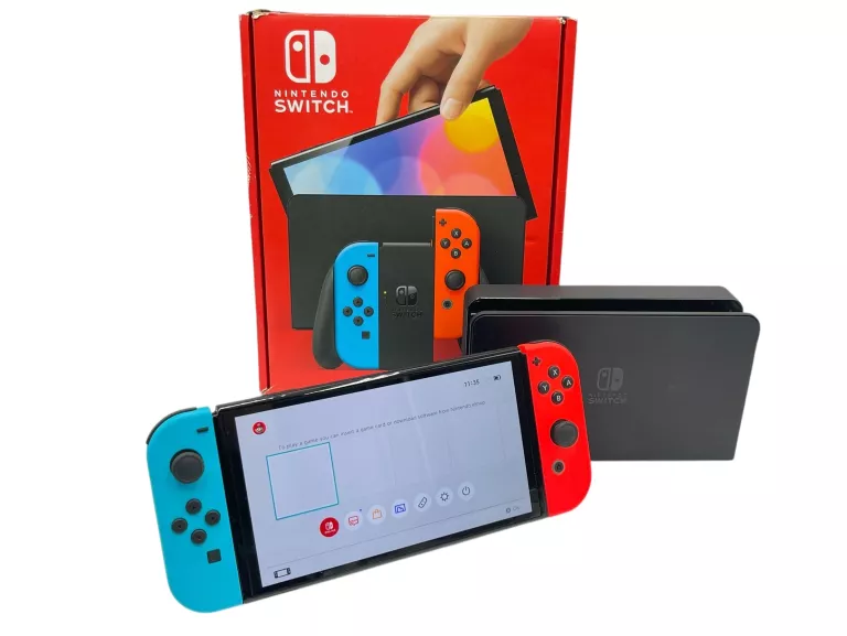 KONSOLA NINTENDO SWITCH OLED 64GB HEG-001 WIELOKOLOROWY KOMPLET