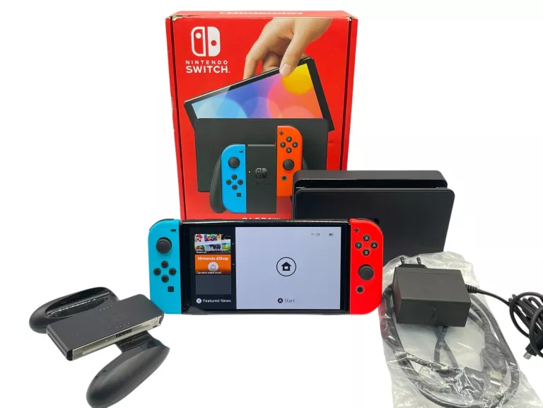 KONSOLA NINTENDO SWITCH OLED 64GB HEG-001 WIELOKOLOROWY KOMPLET