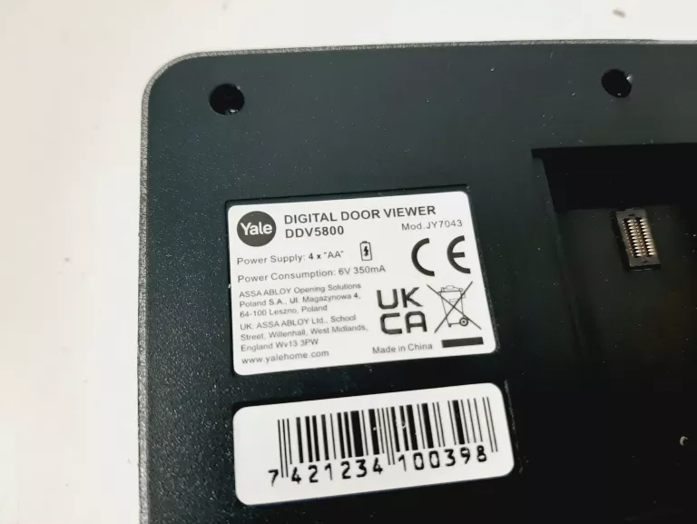 WIZJER ELEKTRONICZNY YALE DDV 5800