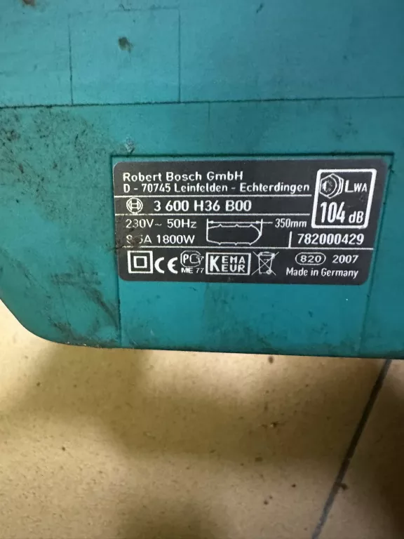 PIŁA ELEKTRYCZNA ŁAŃCUCHOWA BOSCH AKE 35-18 S 1800 W