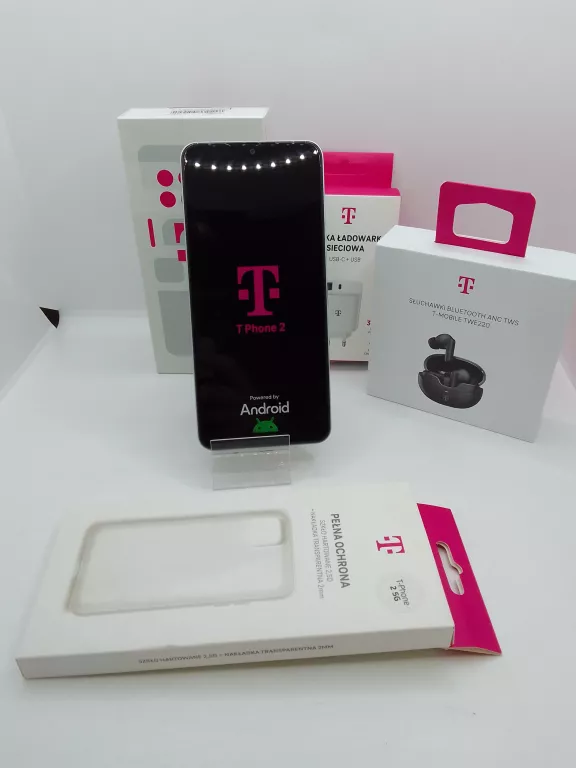 TELEFON T MOBILE TPHONE 2+SŁUCHAWKI, ETUI, ŁADOWARKA