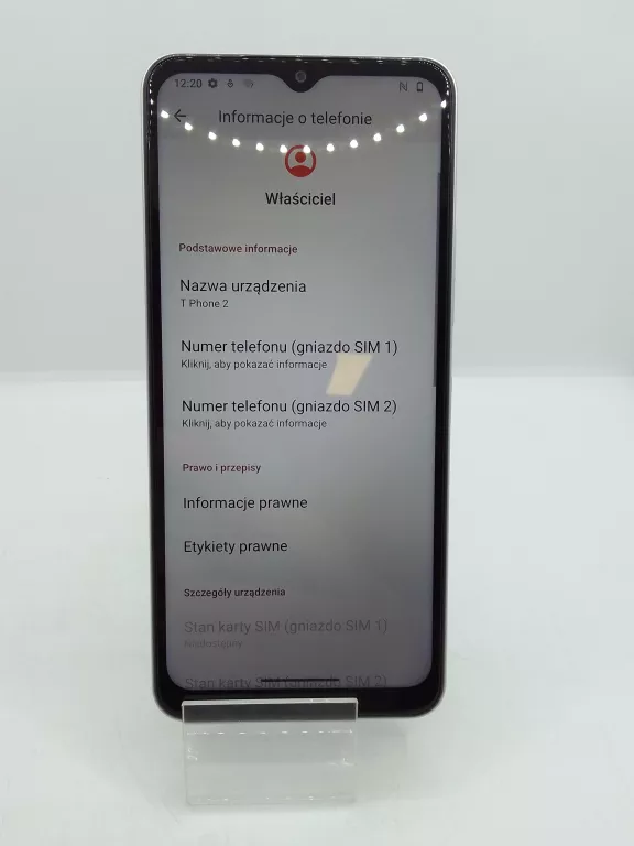 TELEFON T MOBILE TPHONE 2+SŁUCHAWKI, ETUI, ŁADOWARKA