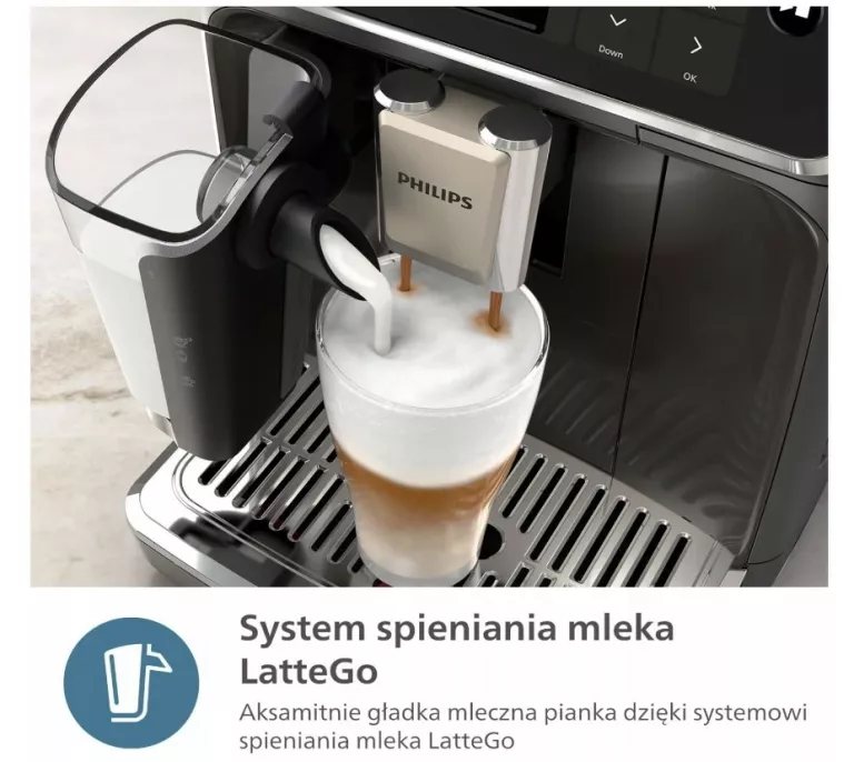 AUTOMATYCZNY EKSPRES CIŚNIENIOWY PHILIPS EP5544/50 SERIES 5500 LATTEGO