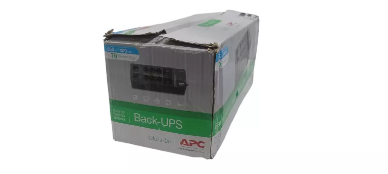 ZASILACZ AWARYJNY APC APC BACK-UPS (650VA/400W, 8X FR, USB)