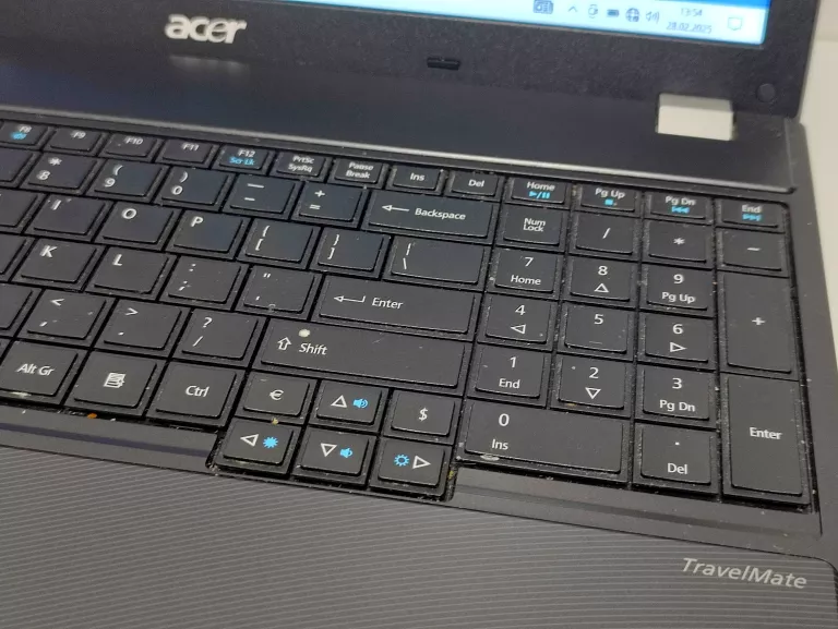 LAPTOP ACER TRAVELMATE 5760 INTEL PENTIUM CPU B960 2.20GHZ 6GB RAM 128 GB