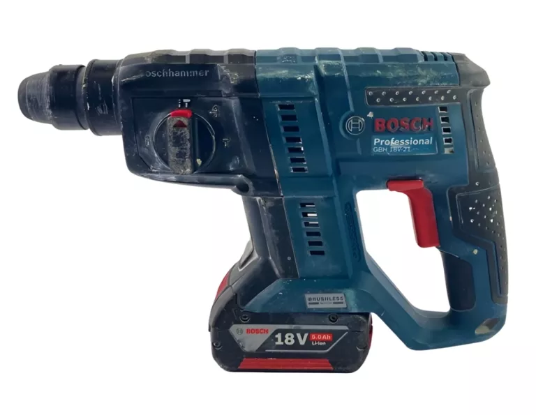 MŁOTOWIERTARKA AKUMULATOROWA BOSCH GBH 18V-21 + AKU 5 AH
