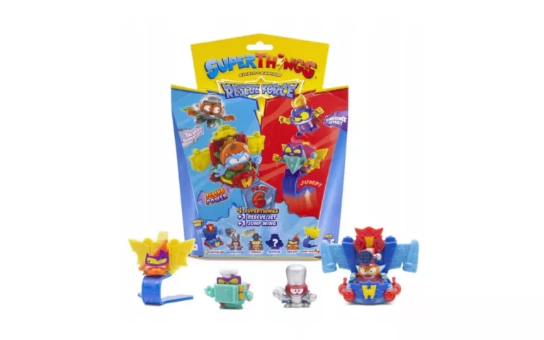 SUPER ZINGS THINGS 10 SERIA 2 JETY 4 FIGURKI (4OF6)