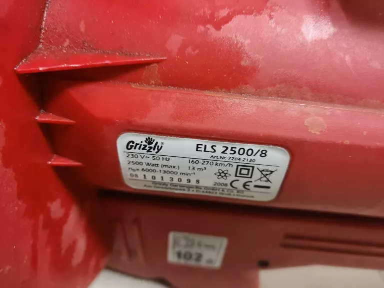 DMUCHAWA OGRODOWA GRIZZLY ELS 2500/8