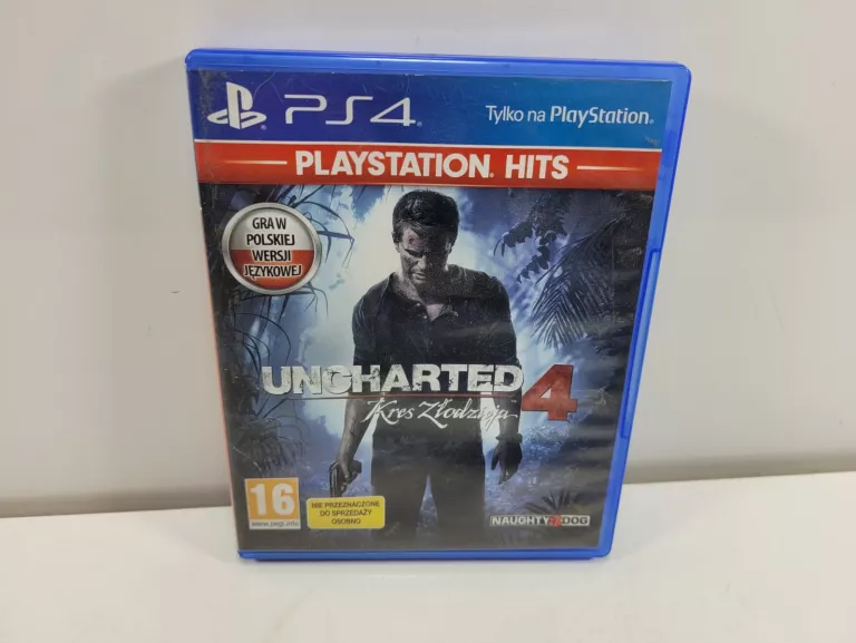 GRA PS4 UNCHARTED 4