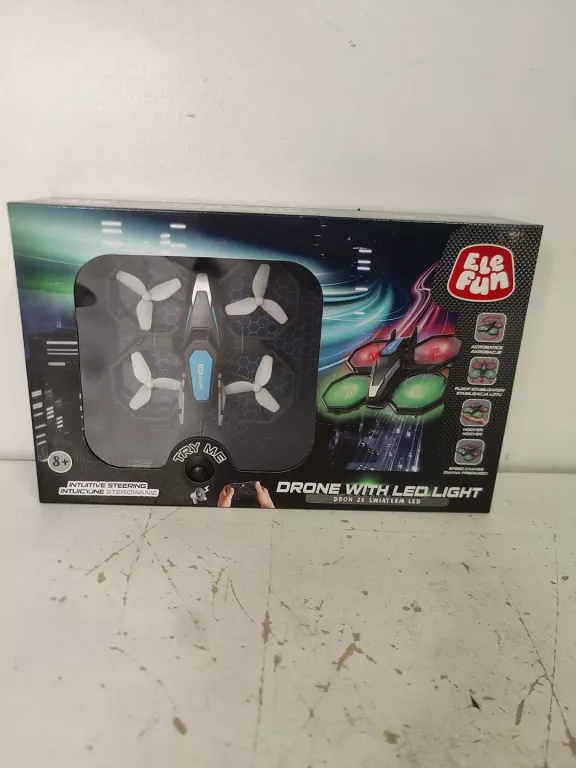 DRON ZE ŚWIATŁEM LED ELEFUN