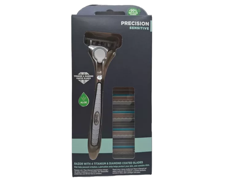 MASZYNKA NA WKŁADY DO GOLENIA WILKINSON QUATTRO TITANIUM SENSITIVE