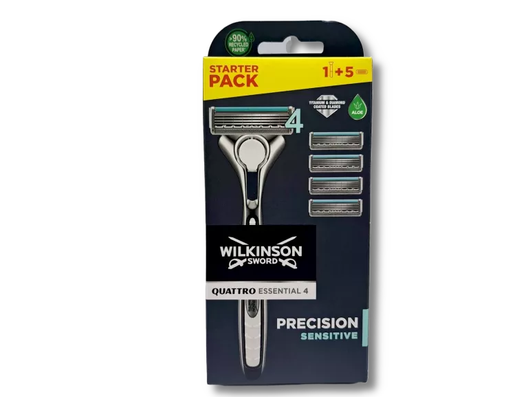 MASZYNKA NA WKŁADY DO GOLENIA WILKINSON QUATTRO TITANIUM SENSITIVE