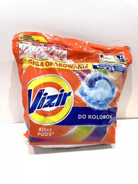 KAPSUŁKI DO PRANIA VIZIR ALL IN 1 PODS 60 SZT. KOLOR