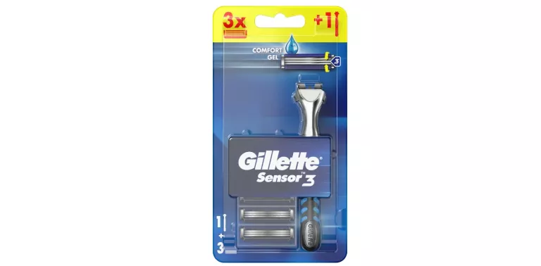 MASZYNKA NA WKŁADY DO GOLENIA GILLETTE SENSOR3 1 SZT. 1+3 SZT.