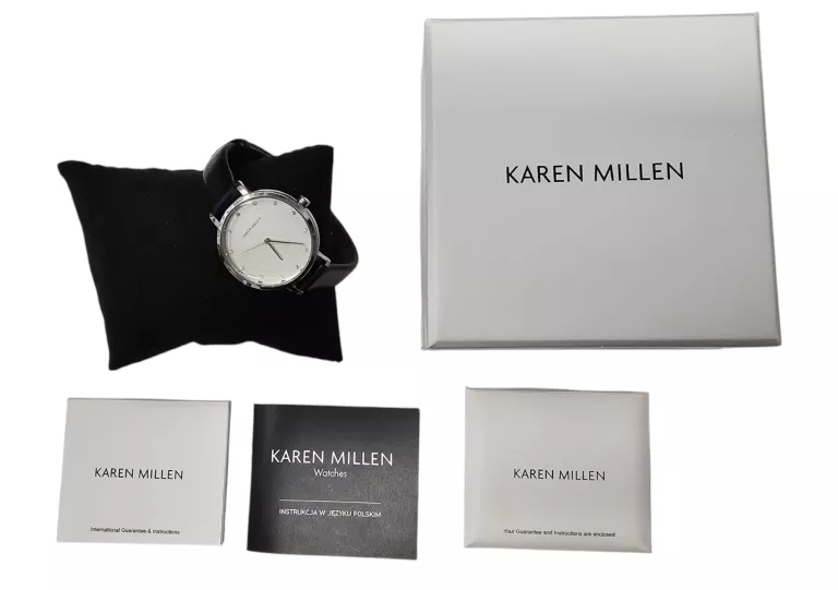 ZEGAREK DAMSKI KAREN MILLEN KM157B KOMPLET