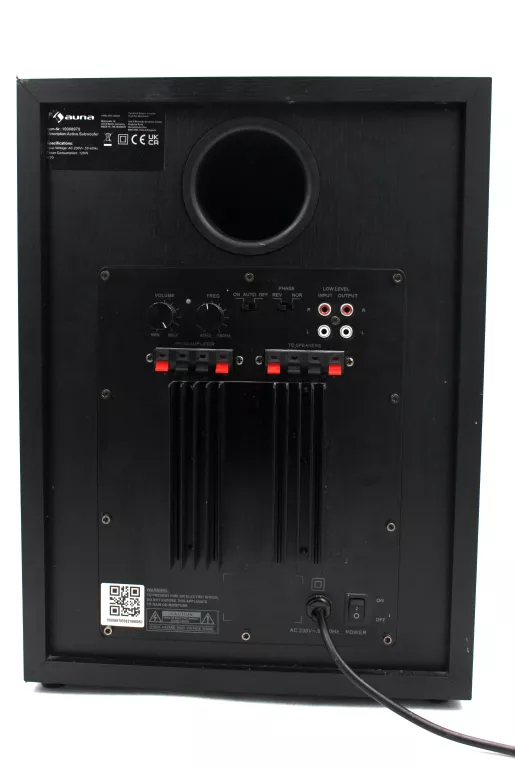 AUNA 10008970 SUBWOOFER AKTYWNY LINIE-300-SW-BK 150 W CZARNY