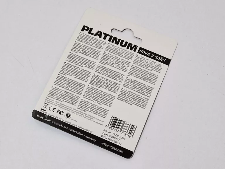 KARTA PAMIĘCI PLATINUM 16GB + ADAPTER SD