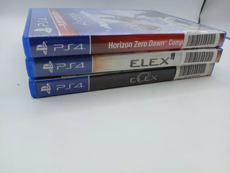 3 GRY NA PS4 ELEX/ HORIZON/ELEX2 ZESTAW GIER PAKIET