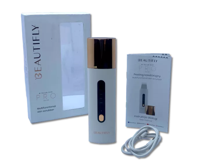 PEELING KAWITACYJNY BEAUTIFLY B-SCRUB PRO SLIM  - USZKODZONY