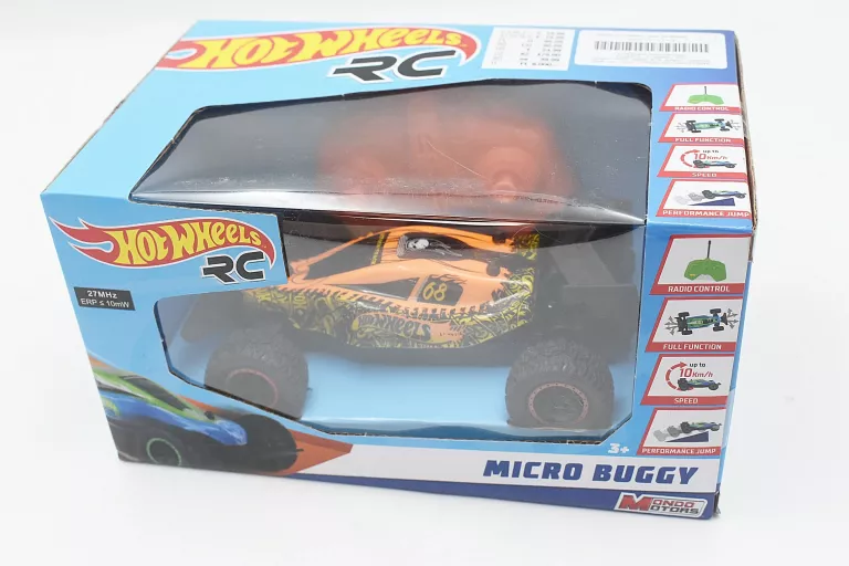 AUTKO NA PILOTA HOT WHEELS RC MICRO BUGGY POMARAŃCZOWY