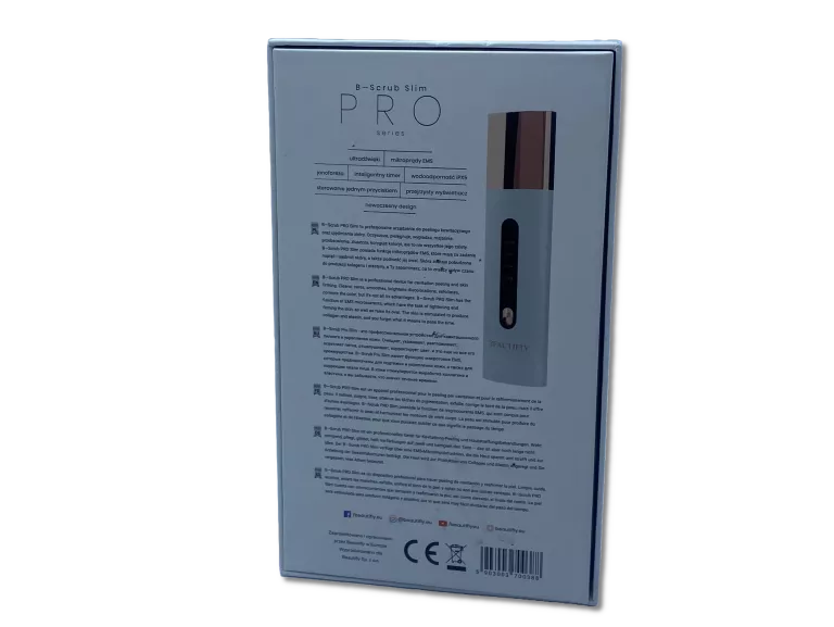 PEELING KAWITACYJNY BEAUTIFLY B-SCRUB PRO SLIM  - USZKODZONY