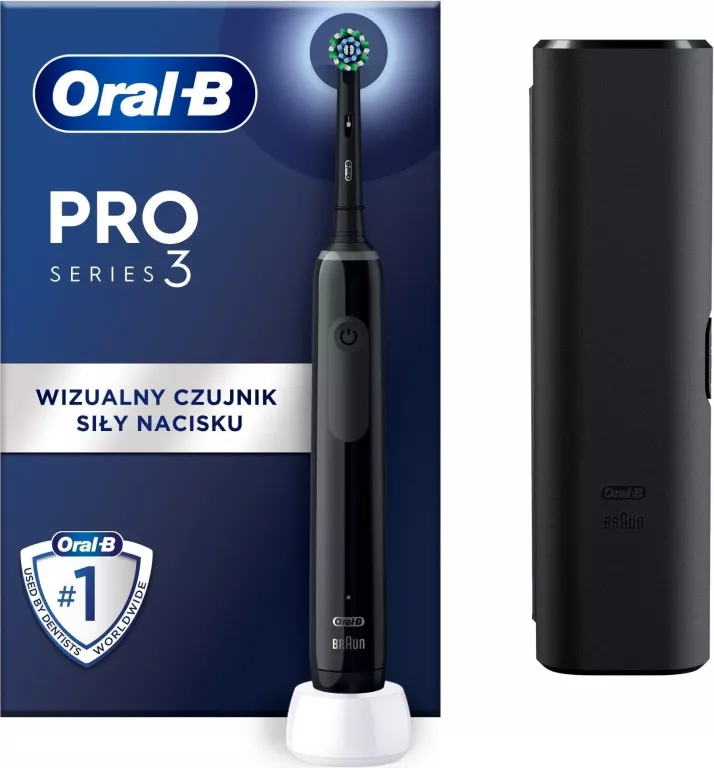 SZCZOTECZKA ROTACYJNA ORAL-B PRO 3 3500 CZARNY