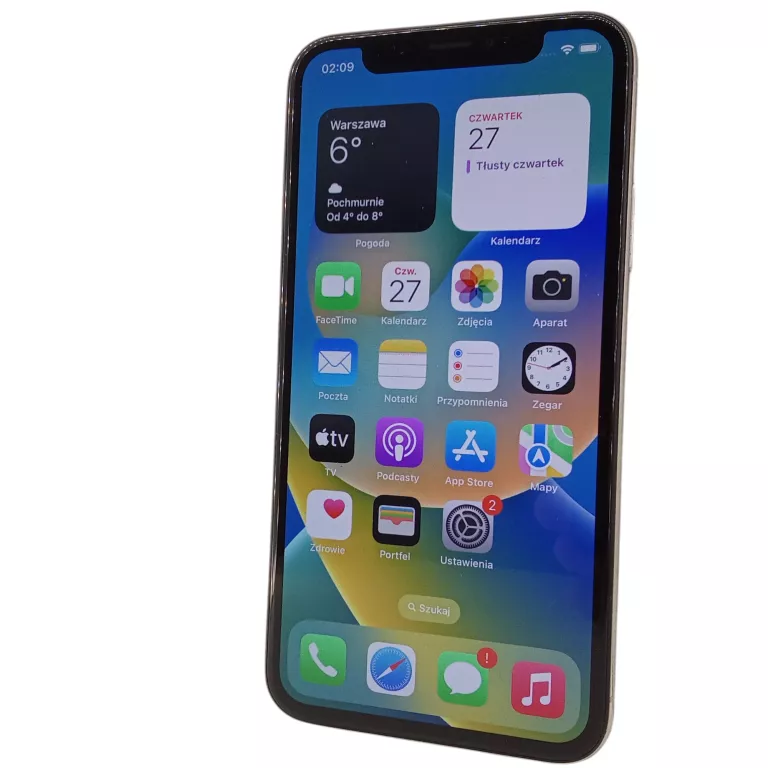 APPLE IPHONE X BAT.66% 64GB OPIS