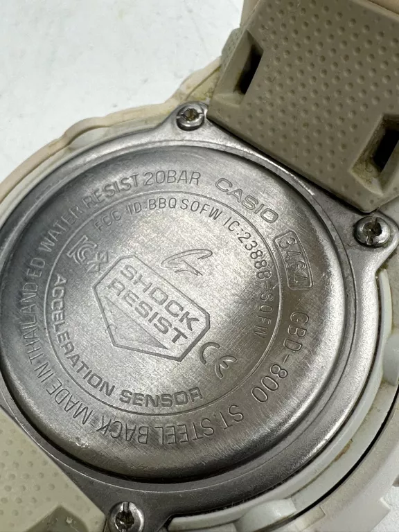 ZEGAREK CASIO G-SHOCK GBD-800 BIAŁY
