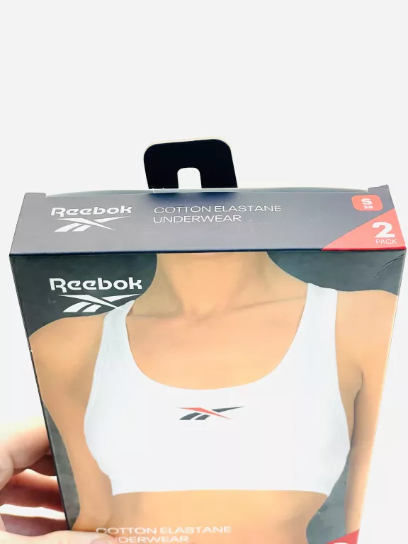 BIUSTONOSZ DAMSKI SPORTOWY REEBOK 2 PACK ROZMIAR S