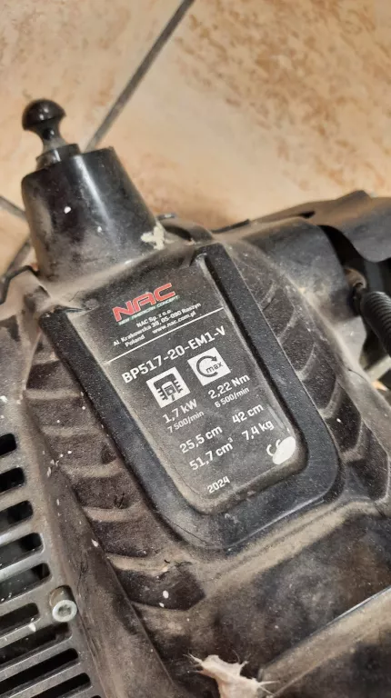 KOSA SPALINOWA NAC BP517-20EM1-V / 1,7KW / OKAZJA