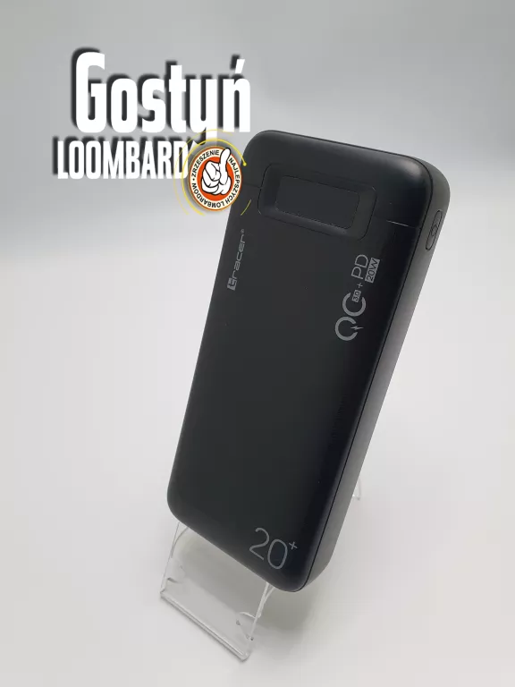 POWERBANK TRACER VOLTX 20000 MAH PD+OC3.0 22.5W CZARNY