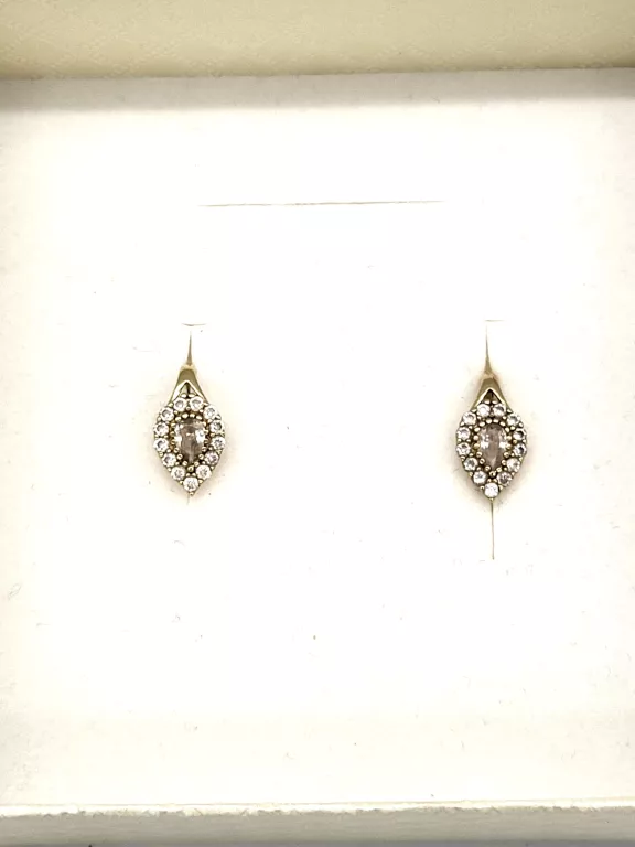 ŚLICZNE ZŁOTE KOLCZYKI 585/1,60G