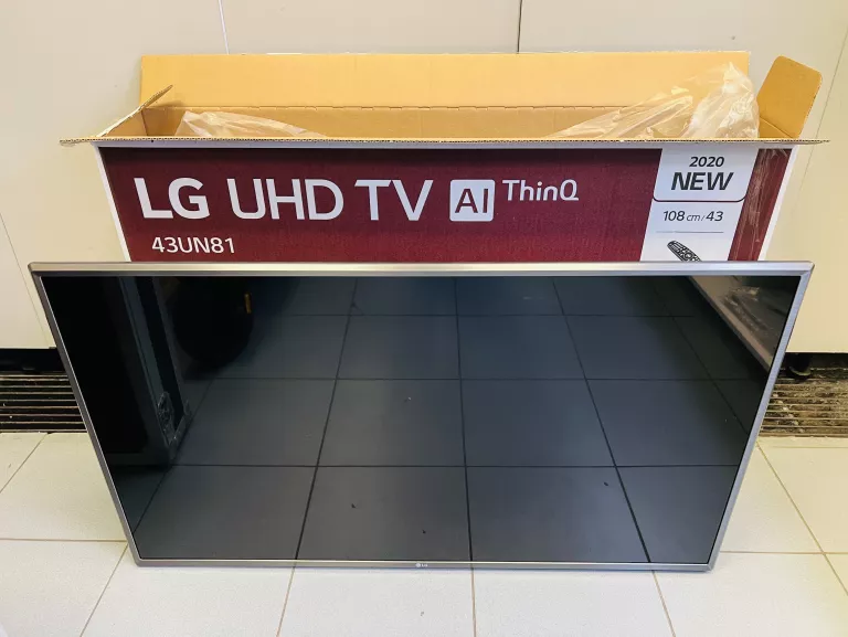 TELEWIZOR LG 43UN81003LB LED 43'' 4K ULTRA HD WEBOS PILOT STOPA PUDEŁKO !!