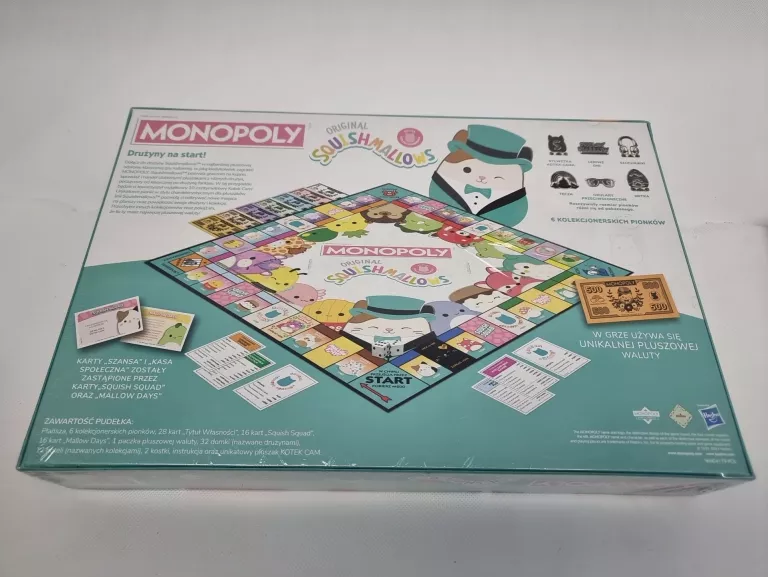 MONOPOLY SQUISHMALLOWS GRA PLANSZOWA WINNING MOVES