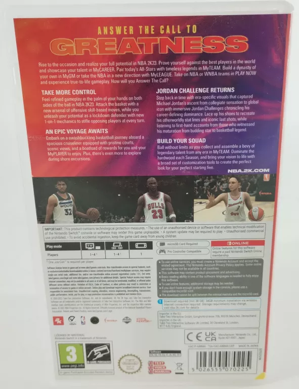NBA 2K23 NINTENDO SWITCH