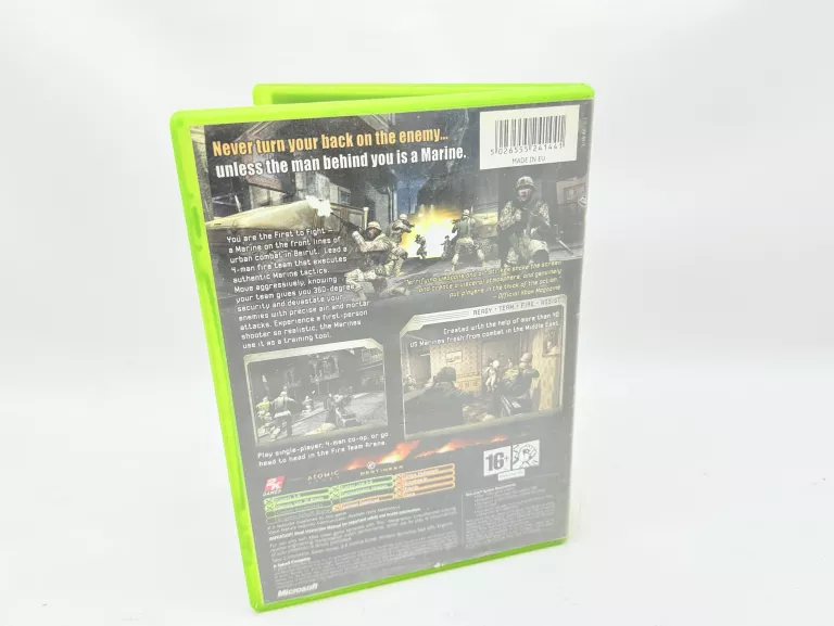 GRA NA XBOX CLASSIC CLOSECOMBAT FIRST TO FIGHT UNITED STATES MARINES