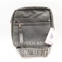 TORBA MĘSKA (SASZETKA) U.S. POLO ASSN.,CZARNA.