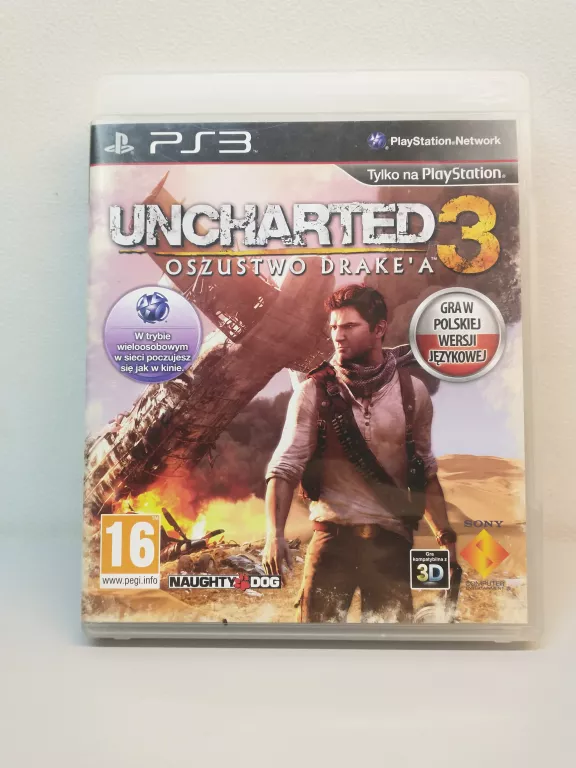 GRA NA PS3 UNCHARTED 3 OSZUSTWO DRAKE A