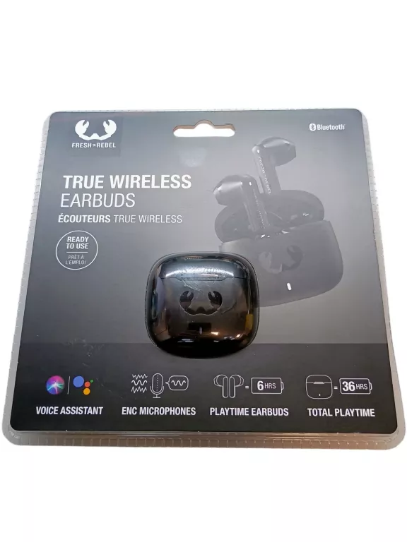 SŁUCHAWKI FRESCH REBEL TRUE WIRELESS HYBRID ANC CZARNE