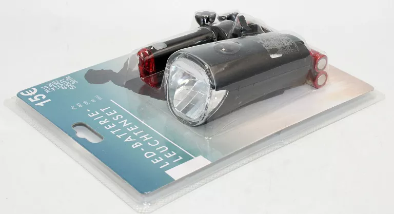ZESTAW LAMPEK ROWEROWYCH LED NA BATERIE DNP46