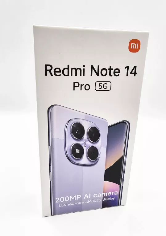 TELEFON XIAOMI REDMI NOTE 14 PRO 5G / MODEL 24090RA29G / CZARNY