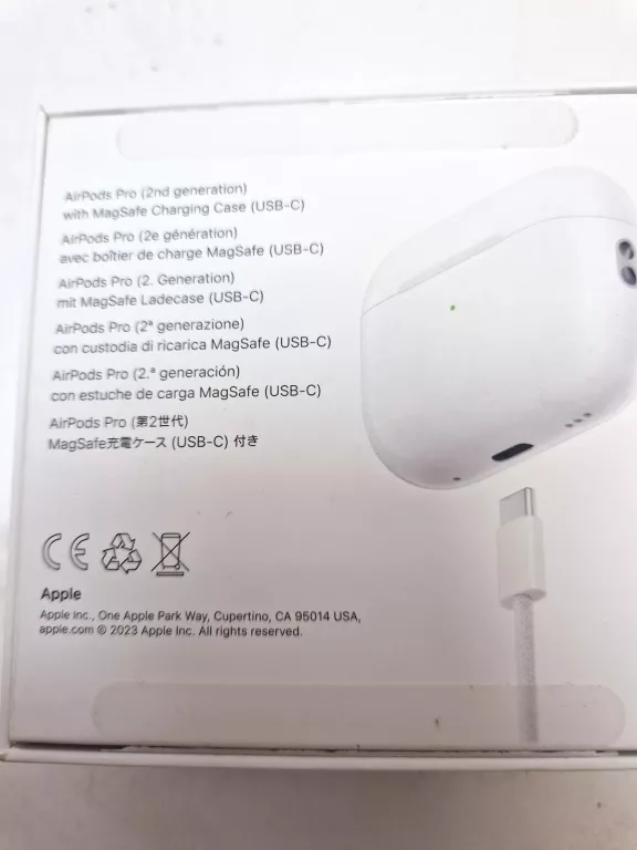 APPLE SŁUCHAWKI AIRPODS PRO (2. GENERACJI) Z ETUI ŁADUJĄCYM MAGSAFE (USB-C