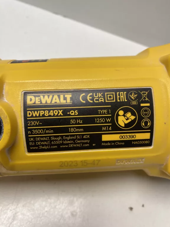 POLERKA DEWALT DWP849X-QS 1250W