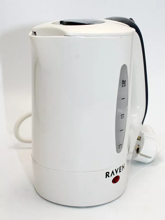 CZAJNIK TURYSTYCZNY RAVEN ECT001 BIAŁY 650W 0,5L