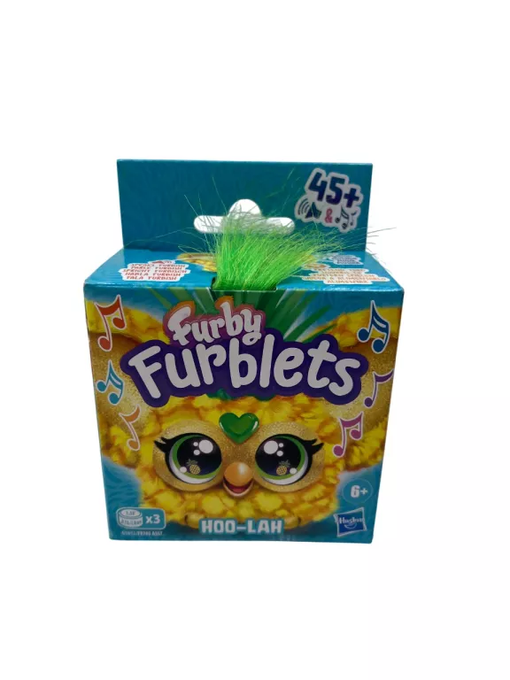 INTERAKTYWNE ZWIERZĄTKO HASBRO FURBY FURBLETS HOO-LAH ZAPAKOWANE!