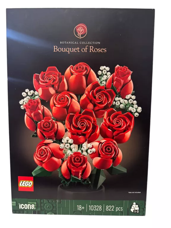 LEGO 10328 ICONS BUKIET RÓŻ WGNIECENIA KARTONU