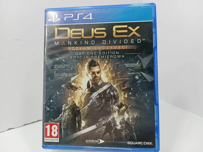 DEUS EX MANKIND DIVIDED ROZŁAM LUDZKOŚCI PS4