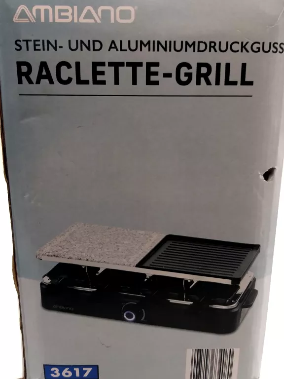 RACLETTE GRILL ELEKTRYCZNY AMBIANO 1200-1400W