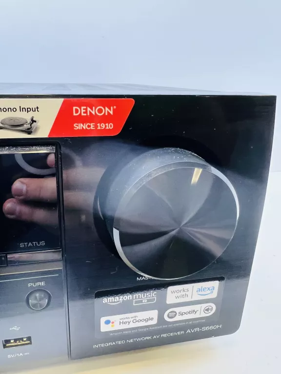 AMPLITUNER DENON AVR-S660H 5.2 PILOT GWARANCJA ŚLICZNY KOMPLET !!!