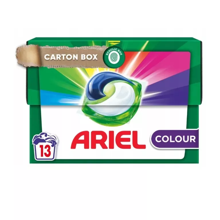 ARIEL COLOR KAPSUŁKI DO PRANIA KOLOROWYCH TKANIN BOX 13SZT